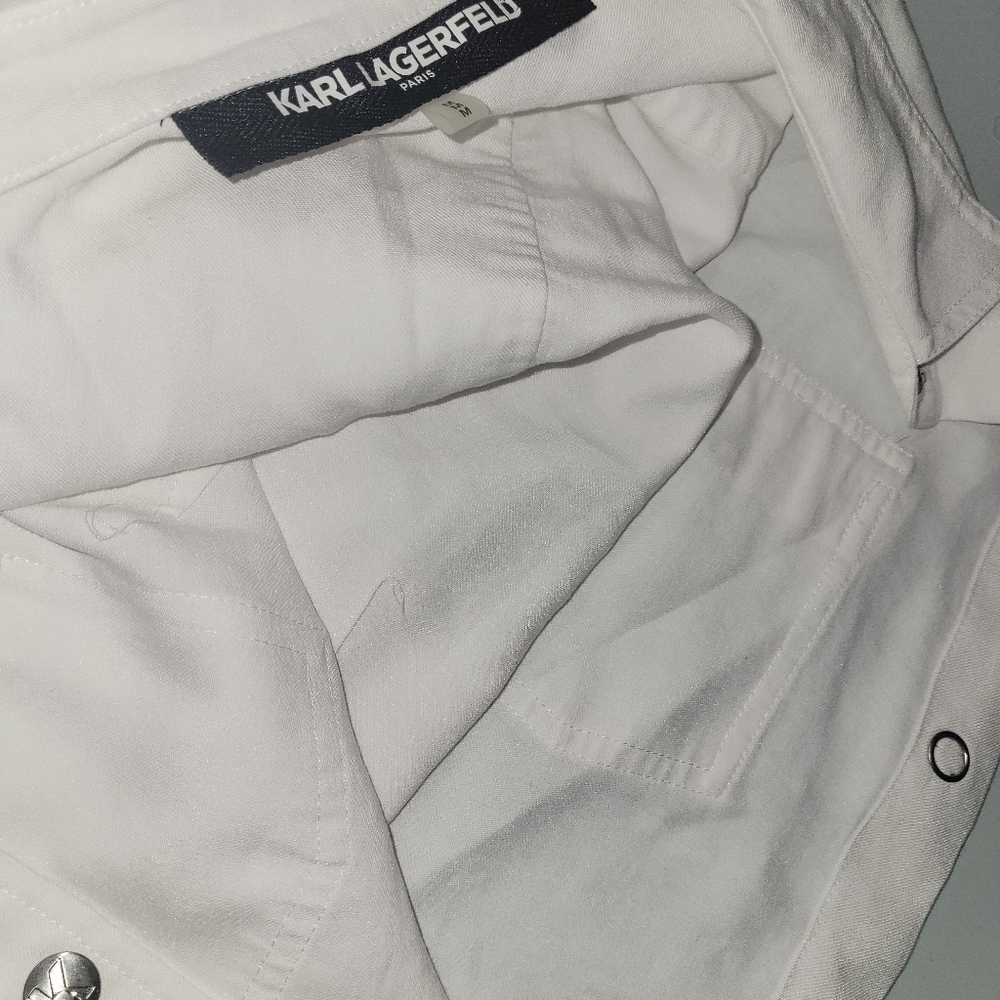 Karl Lagerfeld Classic White Apparel - Picture 6 of 16